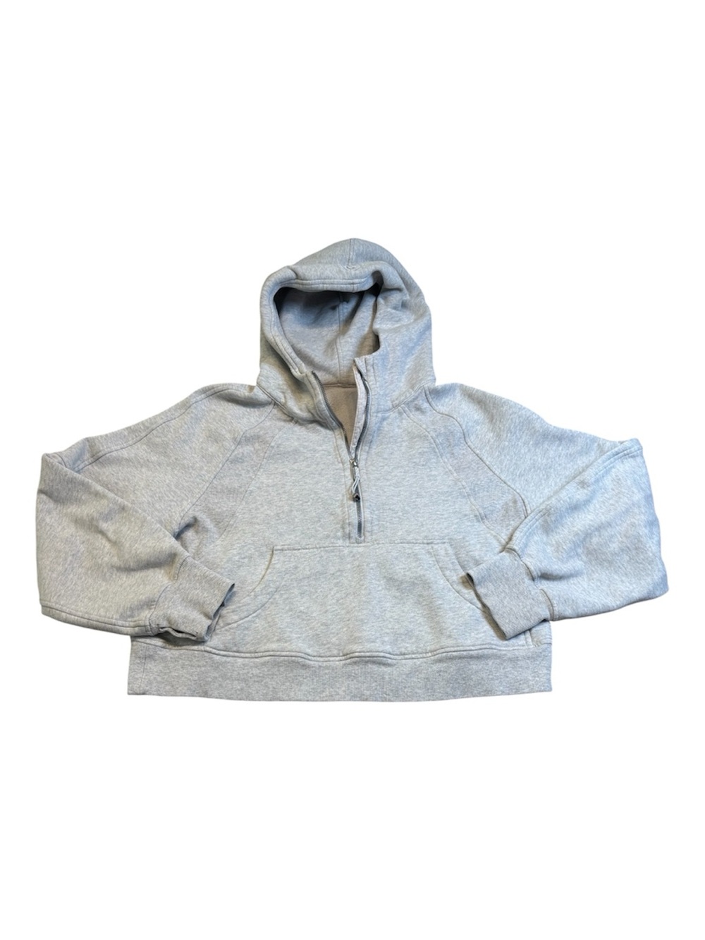 Lululemon Scuba Oversized Half-Zip Hoodie Heathered Core Medium Grey M/L